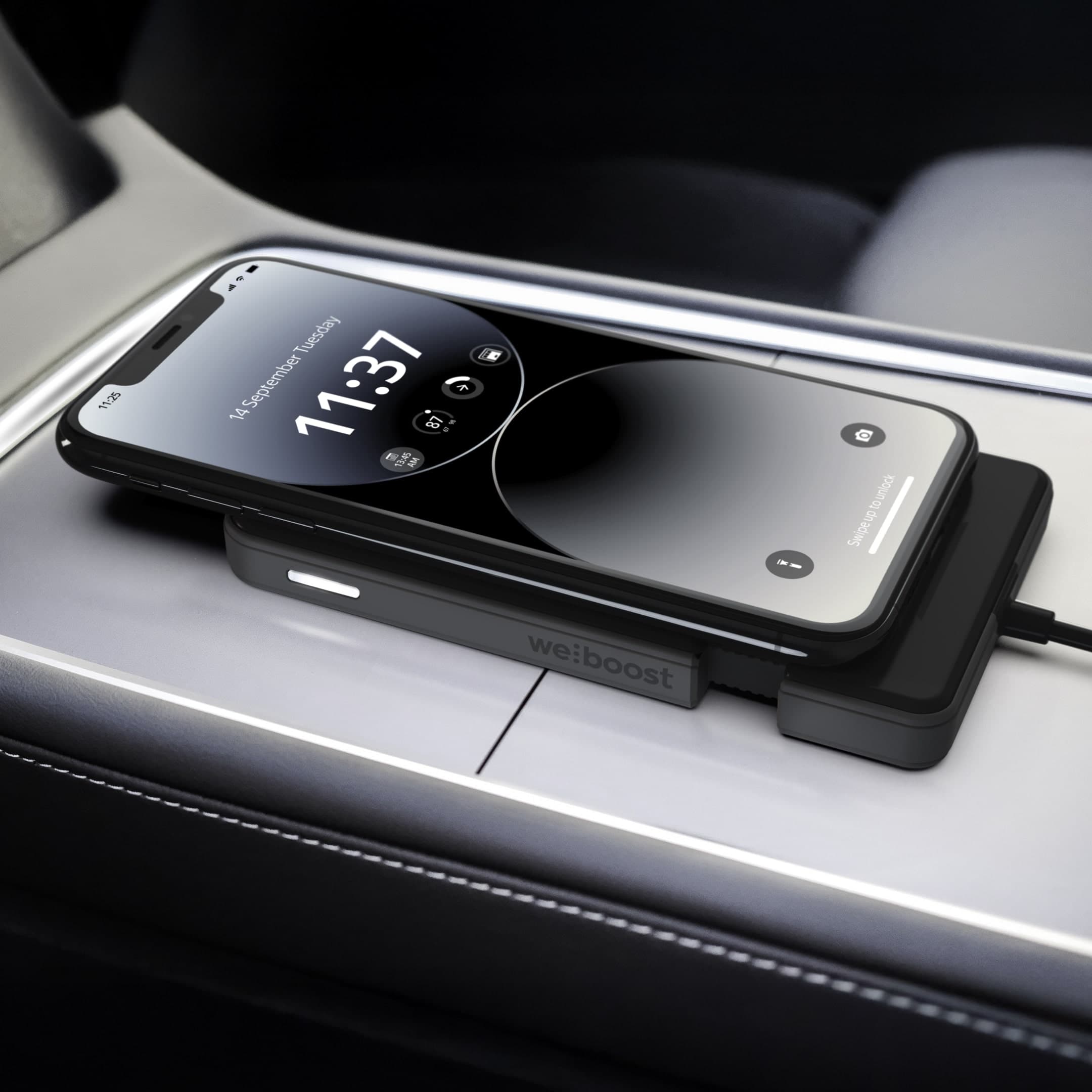 work truck inside box