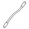 10 in. Flat Window Cable